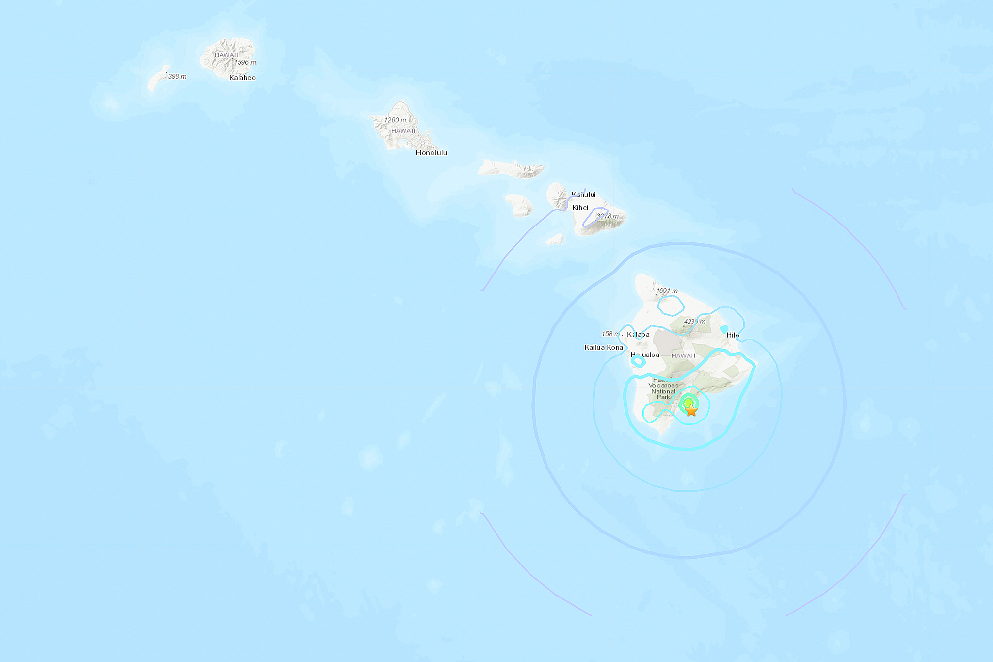 Terremoto de magnitud 4,8 sacude Hawái