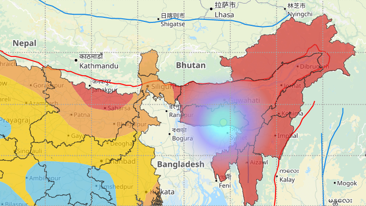 Terremoto de magnitud 3,9 sacude Meghalaya