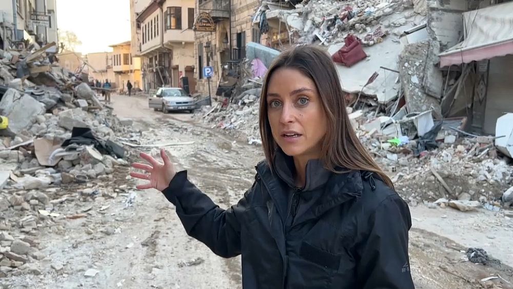 Anelise Borges de Euronews informa desde el sur de Turquía azotado por un terremoto