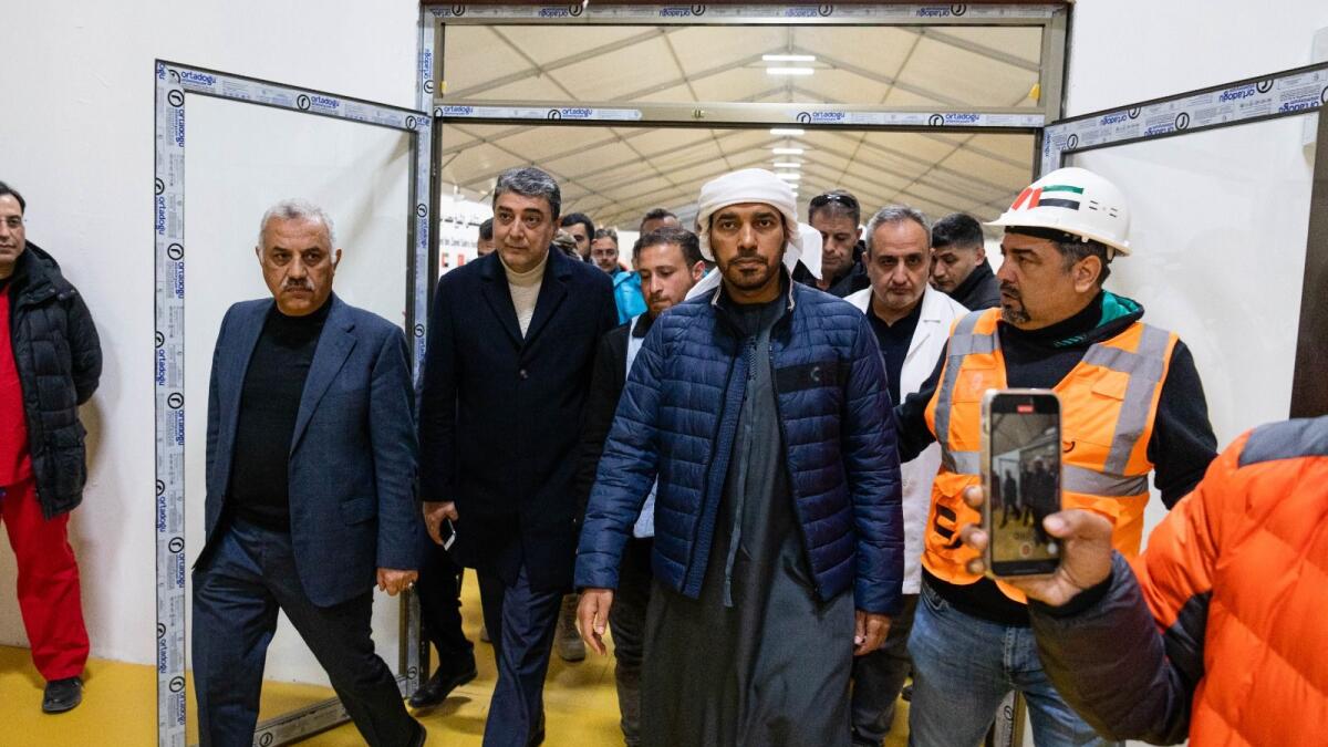 Mire: Dentro del segundo hospital de campaña de los EAU en Turquía golpeada por el terremoto - Noticias