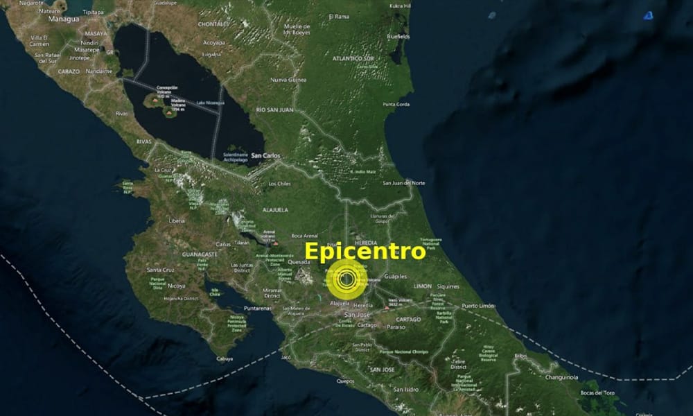 Réplicas en curso siguen al terremoto en Costa Rica durante el fin de semana: