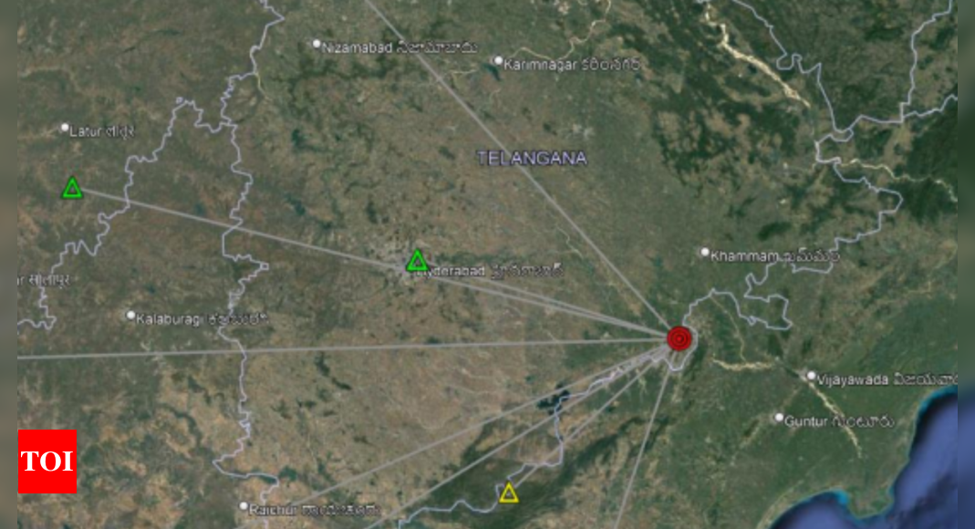 Terremoto de magnitud 3.0 golpea Telangana y Andhra Pradesh |  Noticias de Hyderabad